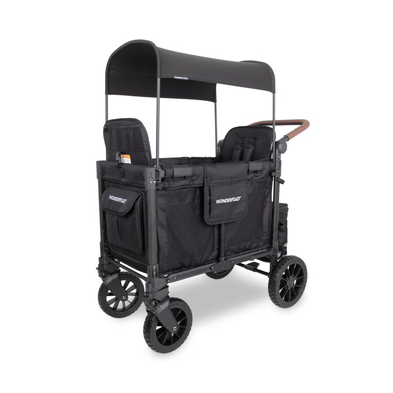 W2 Luxe Pro Double Seater Stroller Wagon (2 Seater) | WonderFold