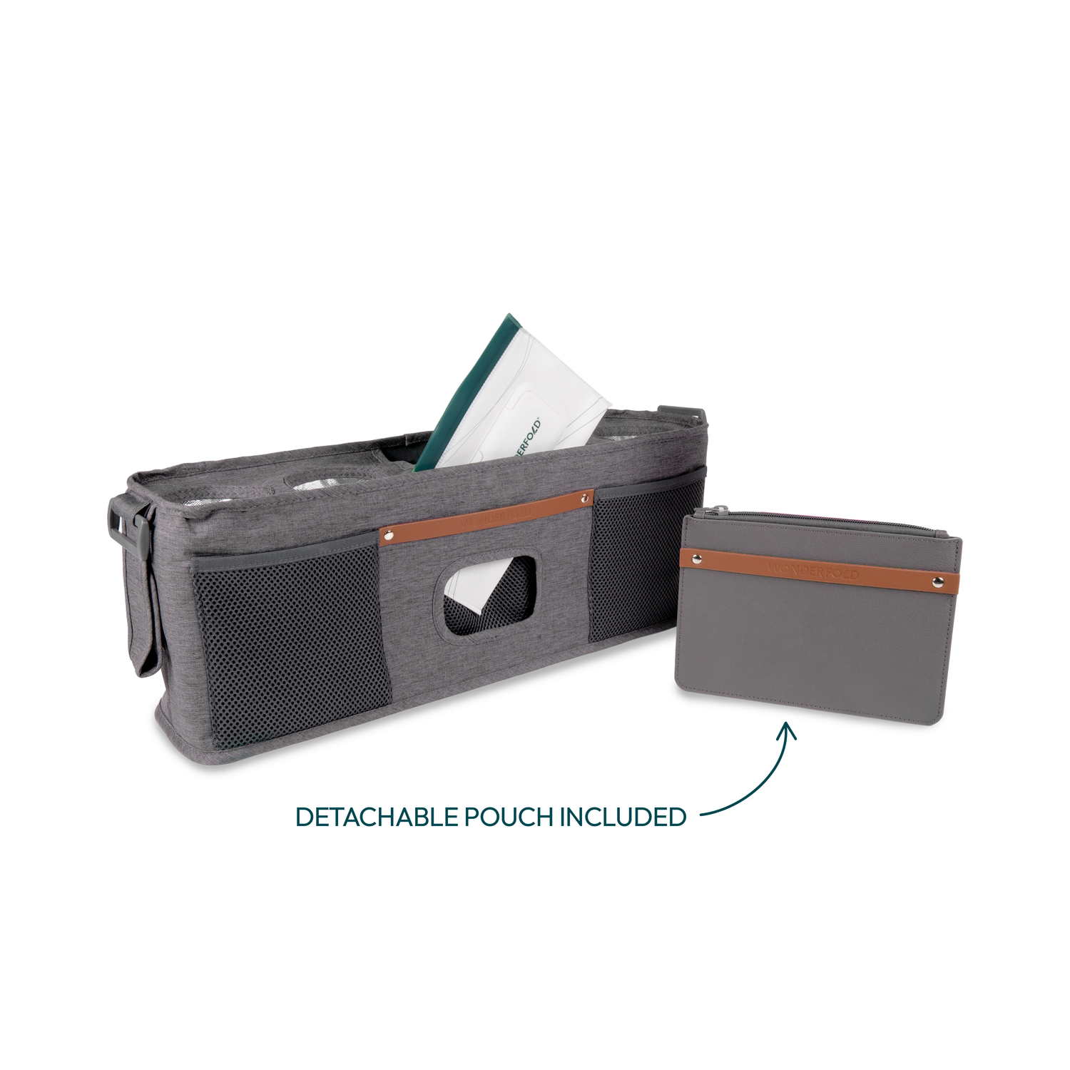 parent console with detachable clutch