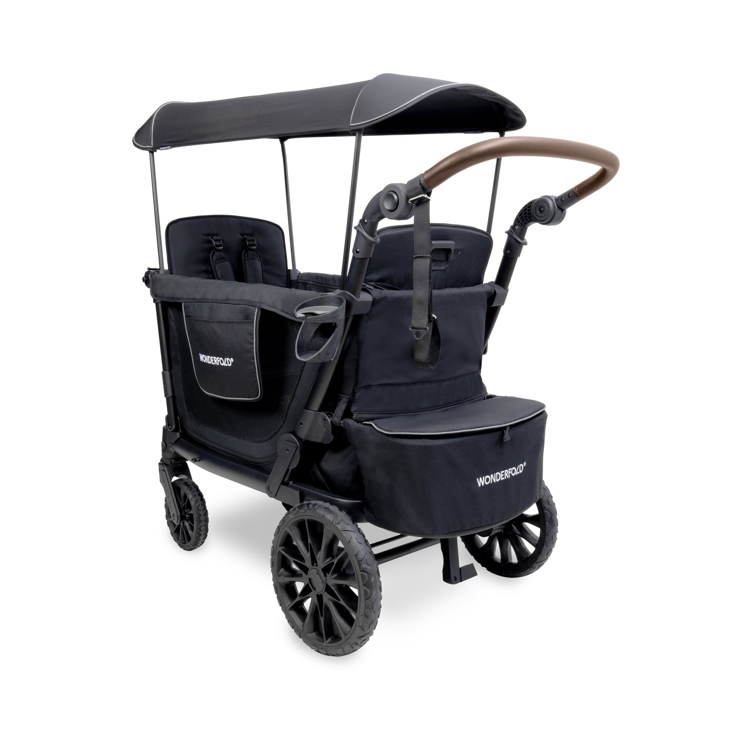 wagon stroller malaysia L2 Double Stroller Wagon | All-Terrain Wagon for Multiple Kids – Wonderfold