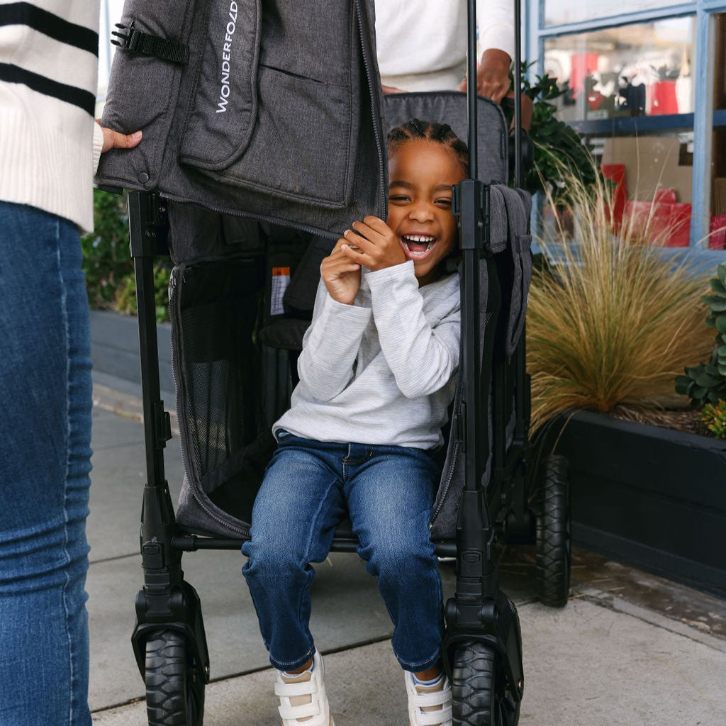 wonderfold double stroller wagon W2 Luxe Pro Double Seater Stroller Wagon (2 Seater) | WonderFold – Wonderfold
